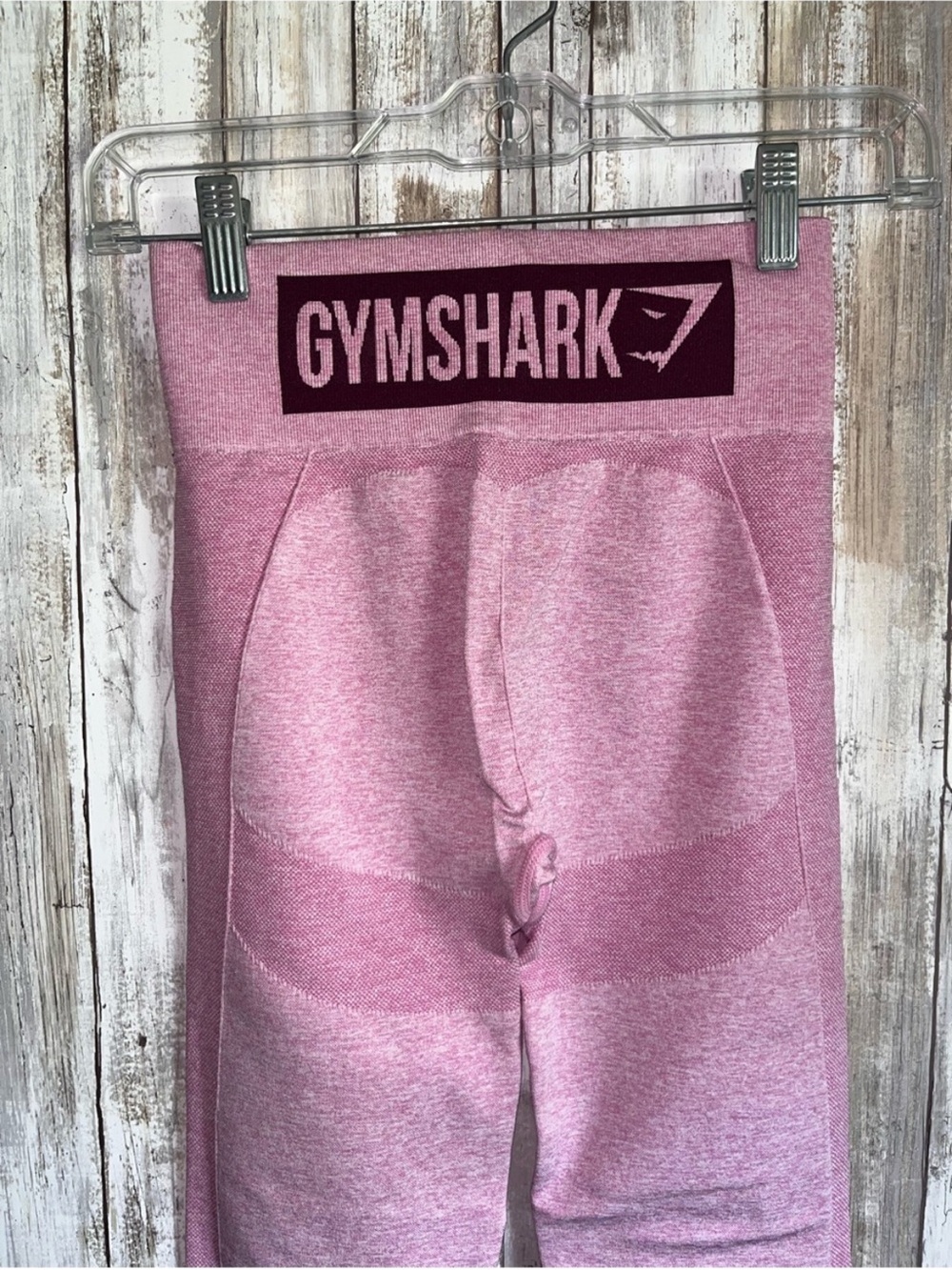 Gymshark High Waisted Flex Leggings Pastel Grape Deep Magenta S NWT - Picture 4 of 7